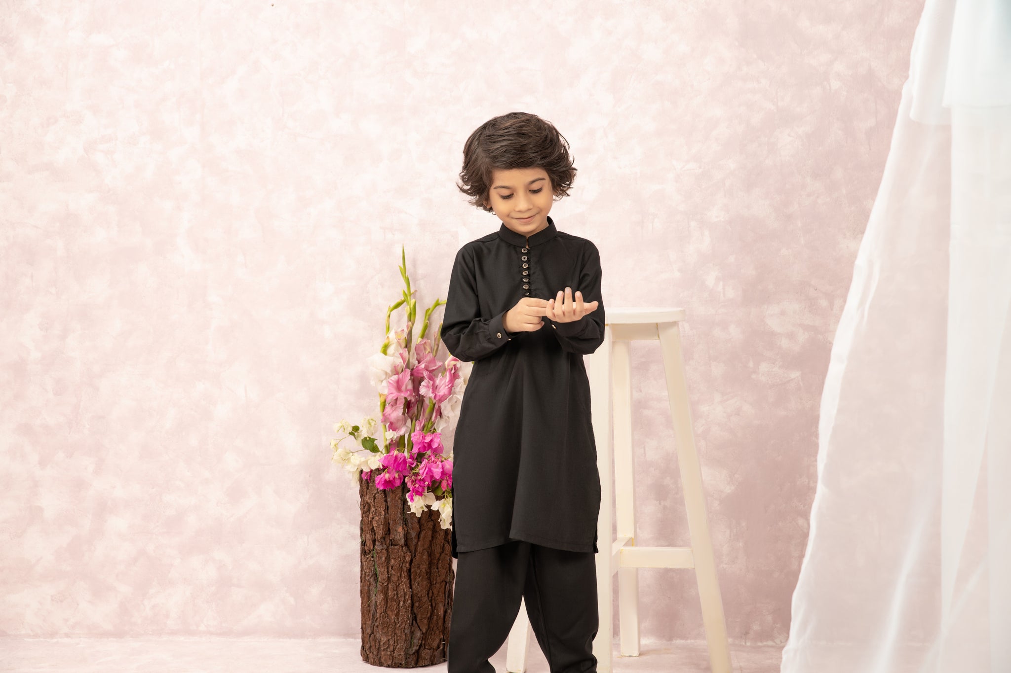 Black Shalwar Kamez