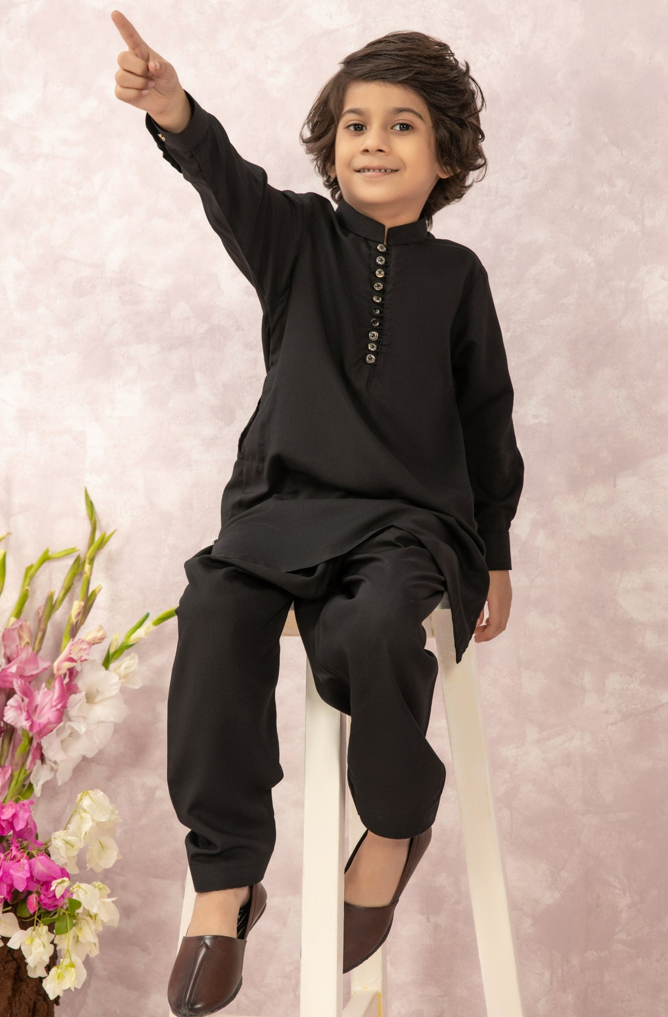 Black Shalwar Kamez